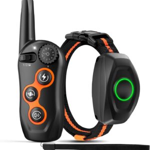 Dog Training Collar, IPX7 Waterproof Dog Training Collar with Remote Range