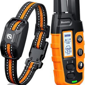 Bousnic Dog Shock Collar - 3300Ft Dog Training Collar with Remote for